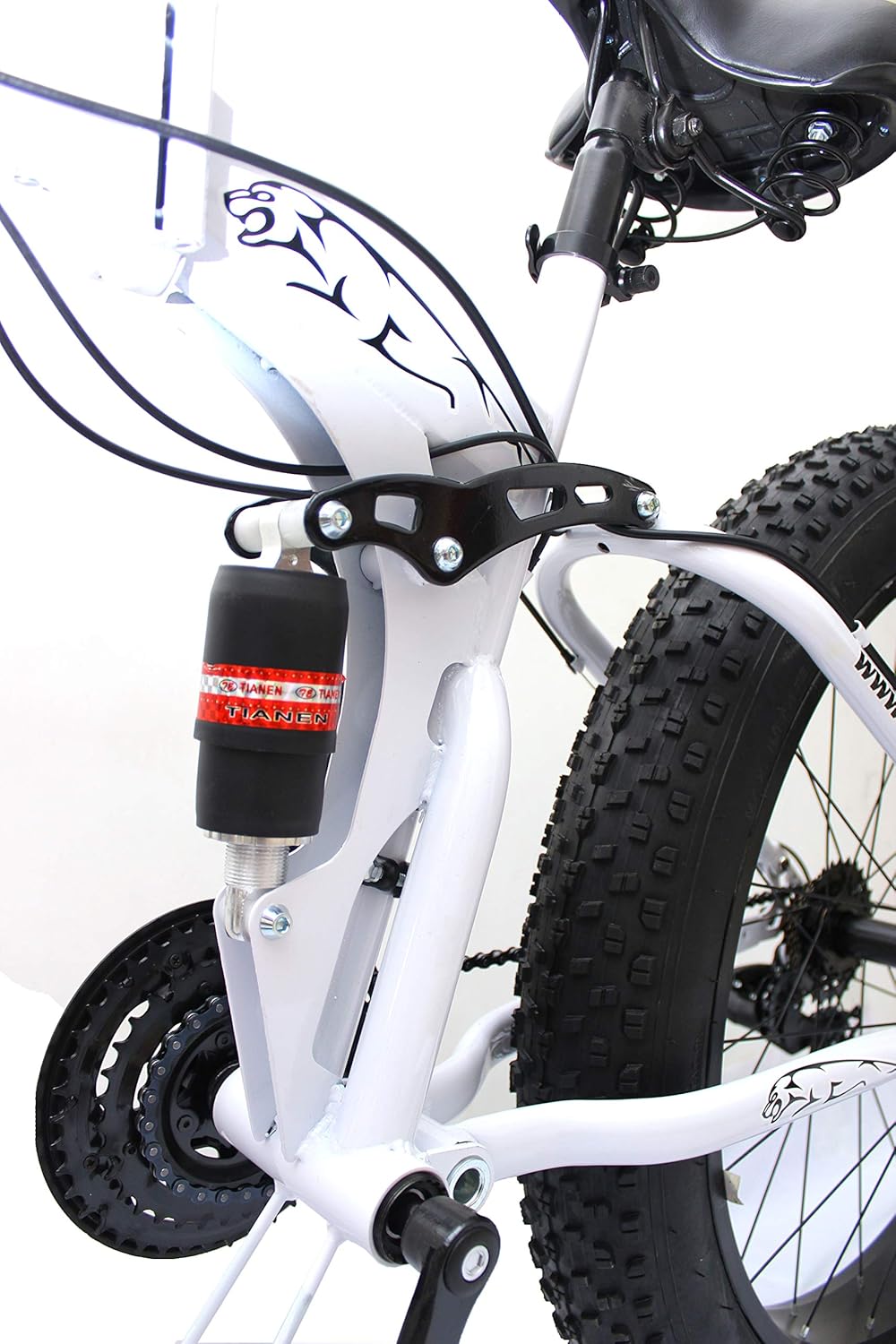 sturdy fat bike with 26x4 inch tires