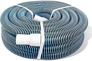 SAWLUV Pool Vacuum Hoses for Inground Pools, 1-1/4" x 35 Ft Swimming Pool Cleaner Hose for Above Ground Pool, Compatible With Hayward Skimmers, Vacuum Heads, Filter Pump Inlets and Other Pool Accessories