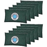 FUNOUO 100g Rechargeable Desiccant Pack of 10,Moisture absorbers for storage,Moisture absorbers Bag,Desiccant Dehumidifier bag,Dehumidifier for Home Closets,Gun Safe, and Cars