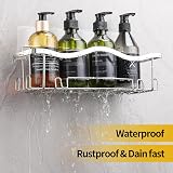 ALOECO Shower Caddy 3 Pack Stainless Steel No Drill Wall Shelf Soap Holder view 3
