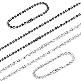 ORAZIO 2PCS Stainless Steel Military Dog Tag Ball