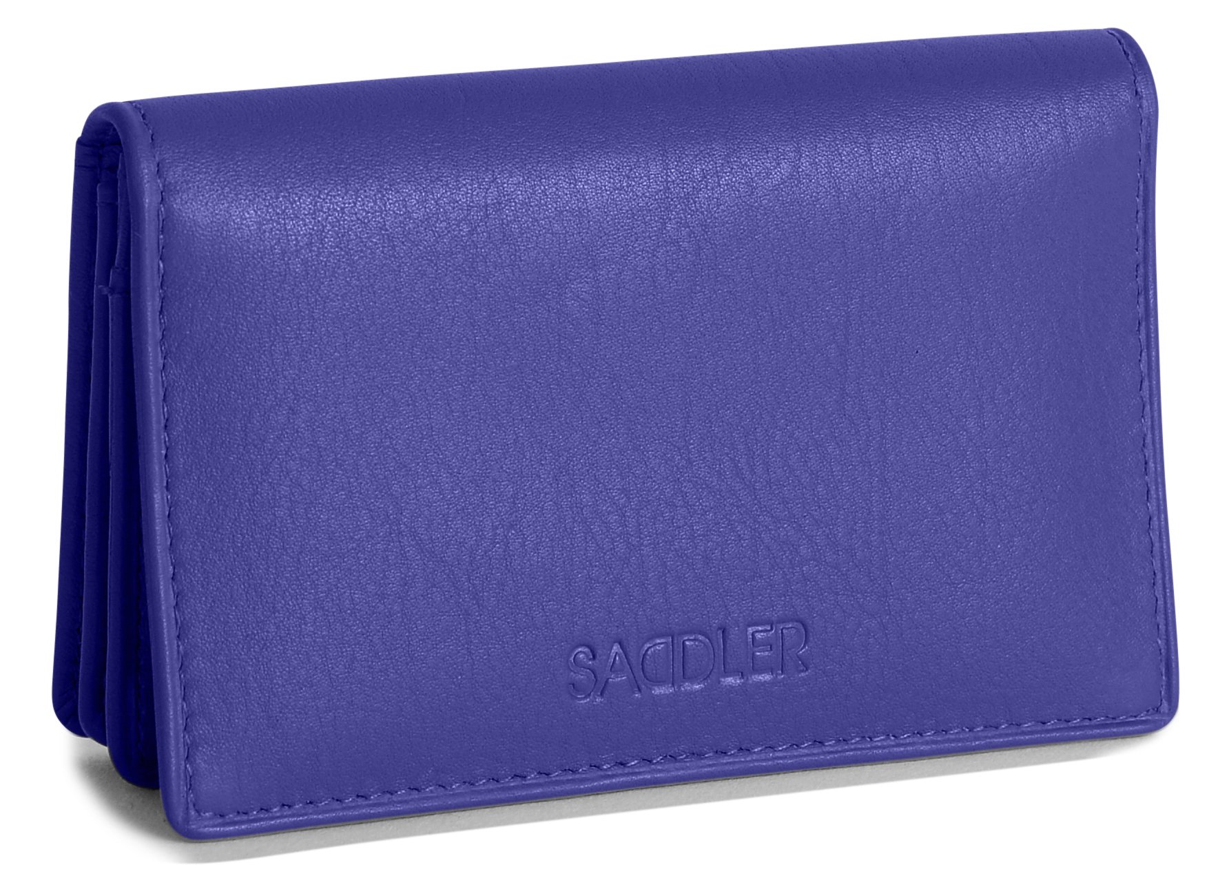 SADDLER Women's RFID Real Leather Slim Credit Card Case | Travel Bank & Business Card Holder | Compact Name Card Wallet for Debit, Credit, ID | Luxury Gift Boxed