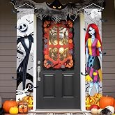 Halloween Decorations Outdoor Hanging Halloween Nightmare Banner | Halloween Decor Porch Signs Nightmare Hanging Banner Horror Poster for Indoor Front Door Yard Party Wall Art Wallpaper