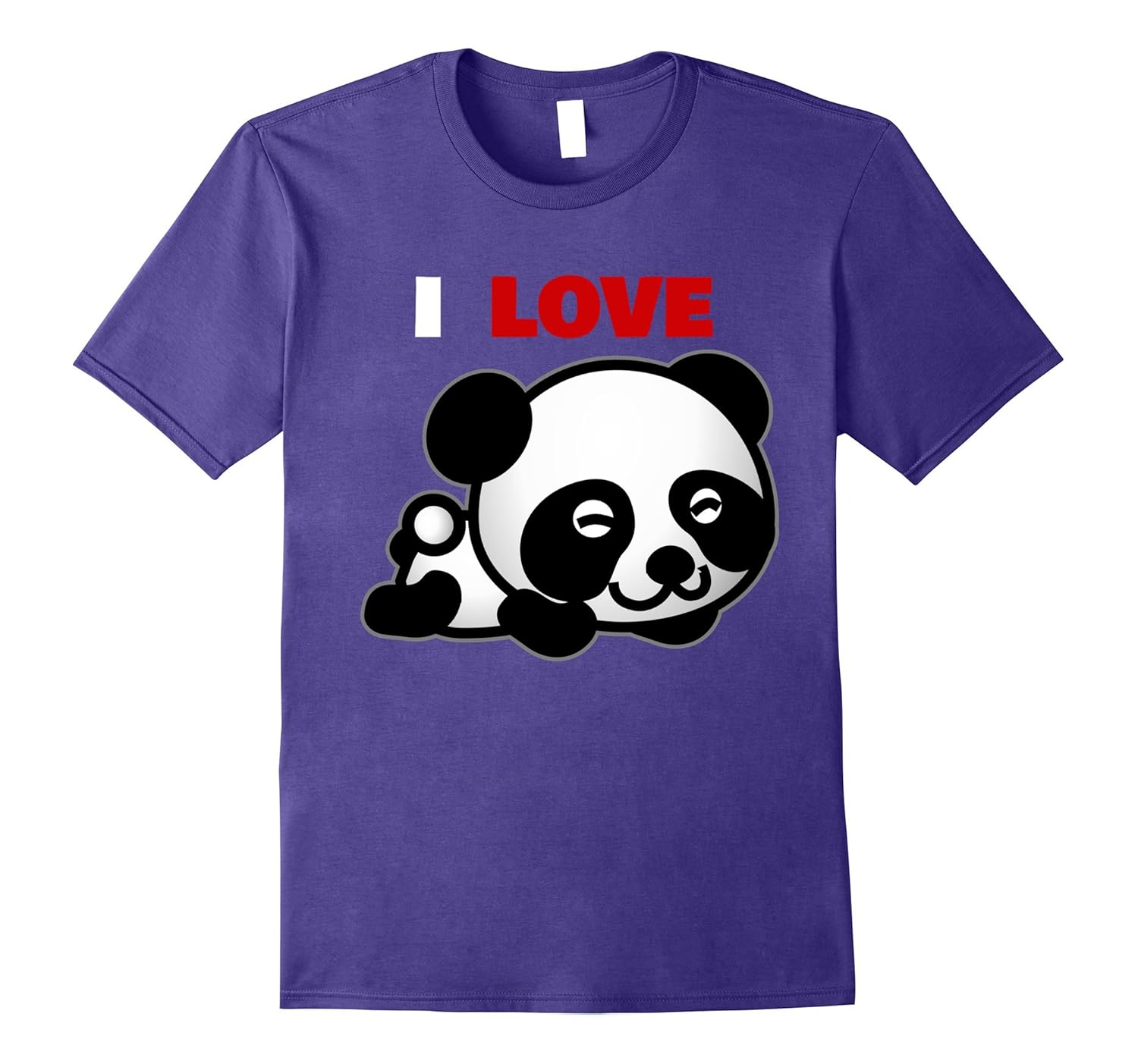 I LOVE PANDA T-SHIRT-ANZ