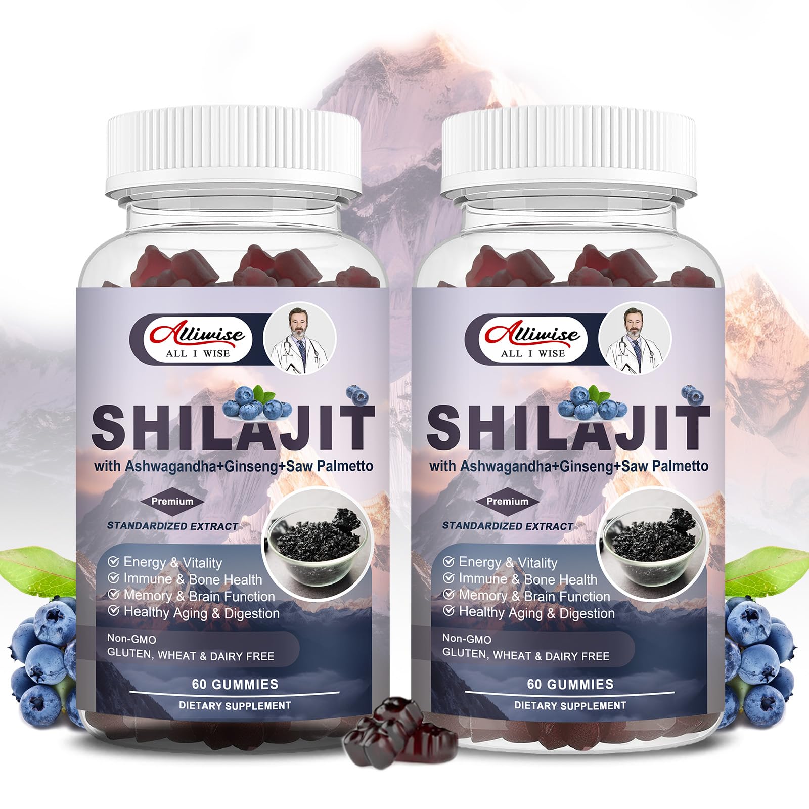 Alliwise Shilajit Gummies For Men & Women, Shilajit Pure Himalayan Original Multi - View #11