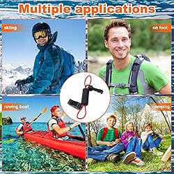 Seenelling 2 Pcs Whistle with Lanyard for Safety