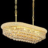 Gifarich Crystal Chandeliers for Dining Room Light