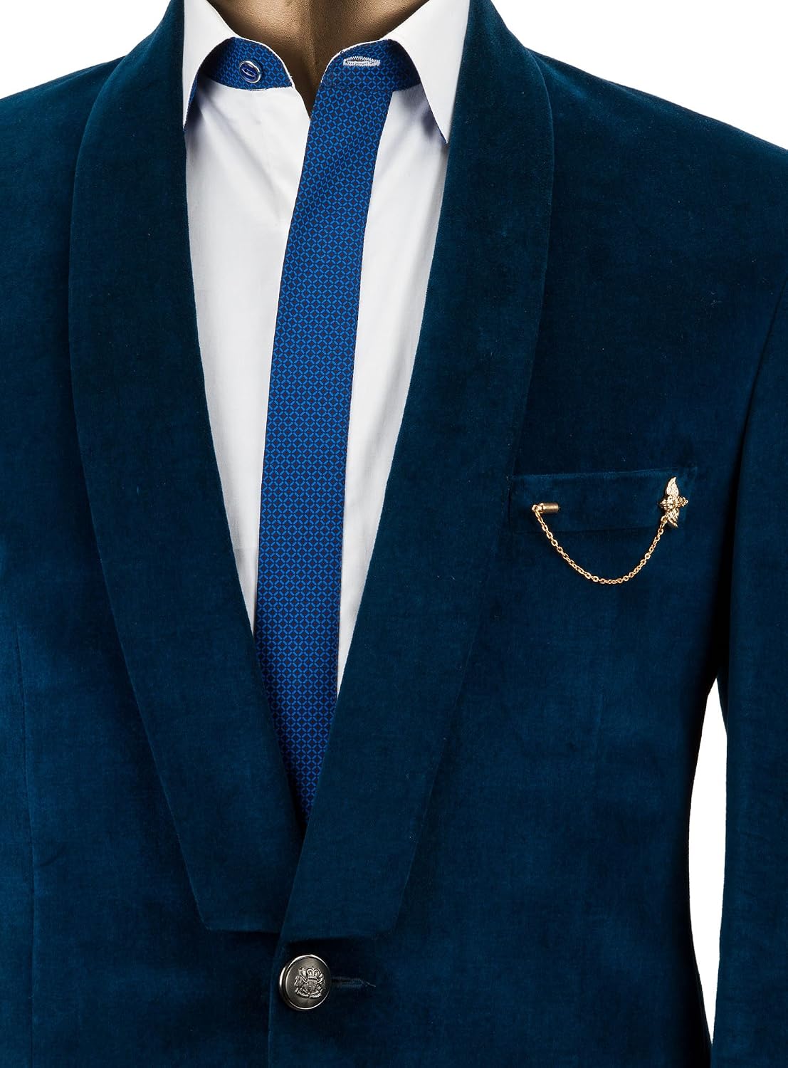 Knighthood Golden Wings Lapel Pin Badge Coat Suit Wedding Gift Party Shirt Collar Accessories Brooch for Men Golden - Image 3