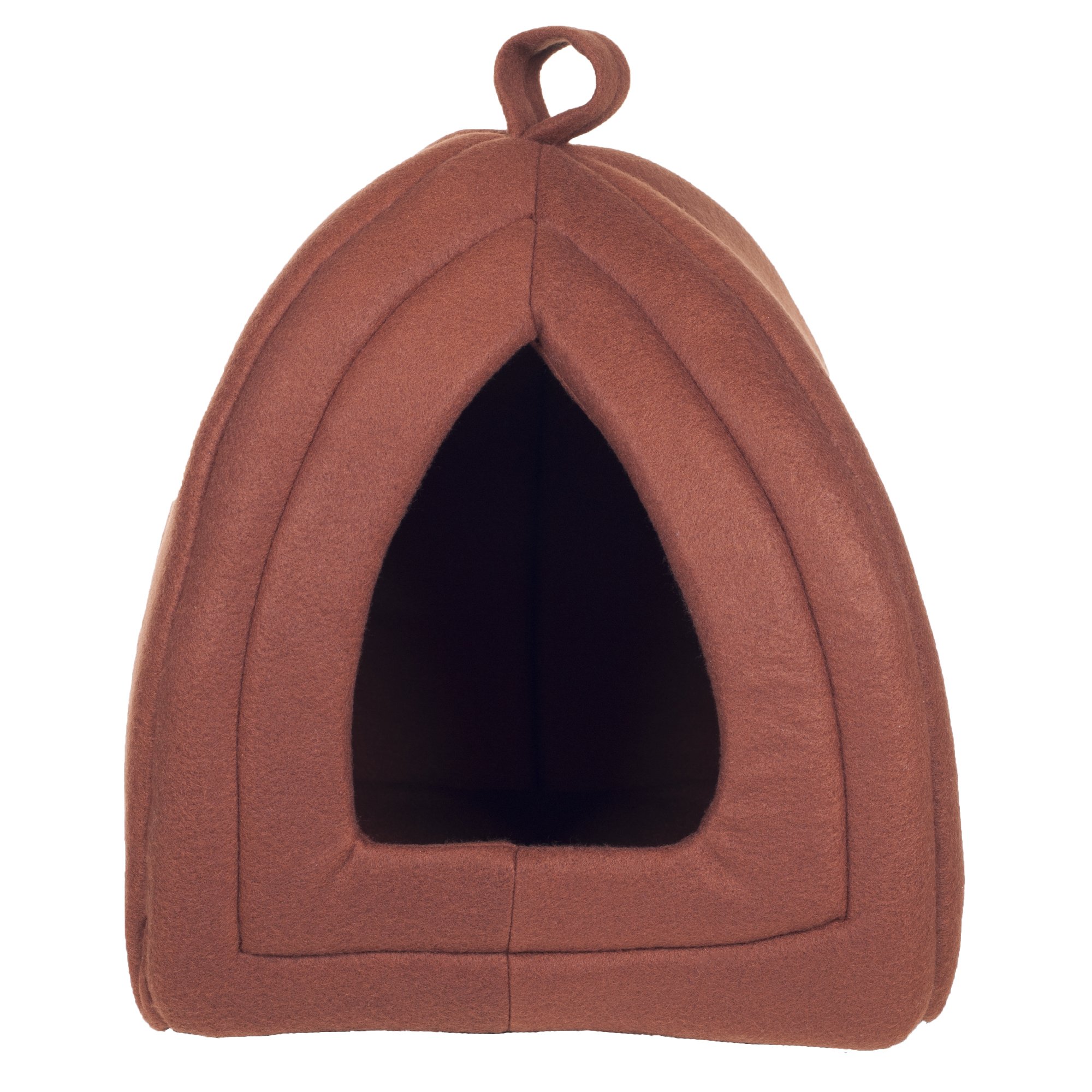 PETMAKER Cozy Kitty Tent Igloo Plush Enclosed Cat Bed 886511649644 eBay