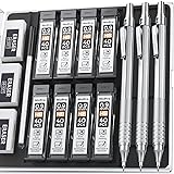 Nicpro Metal 0.9 mm Mechanical Pencils Set with