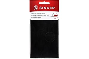 SINGER Iron-On Mending Fabric – Black – 7in x 16in
