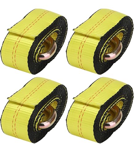 thumbnail image 2 of 4-Pack 2" X 8' Lasso Straps – 12,000 Lb Breaking Strength, Yellow, APC 2 of 6