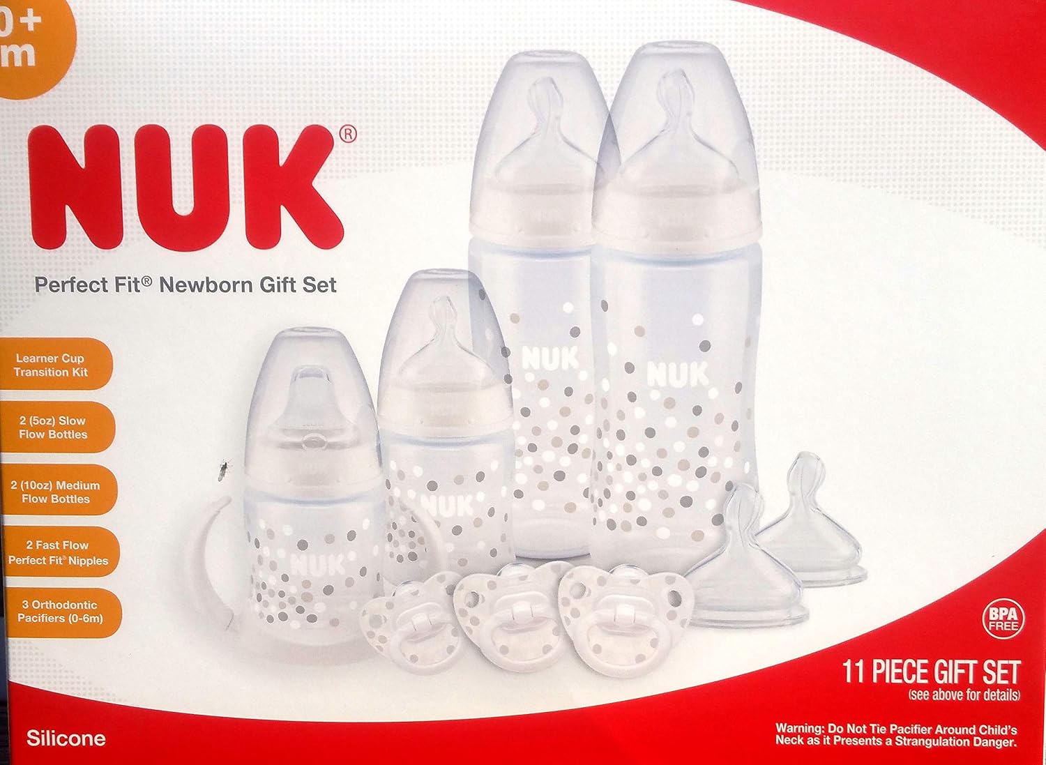 nuk newborn silicone pacifier