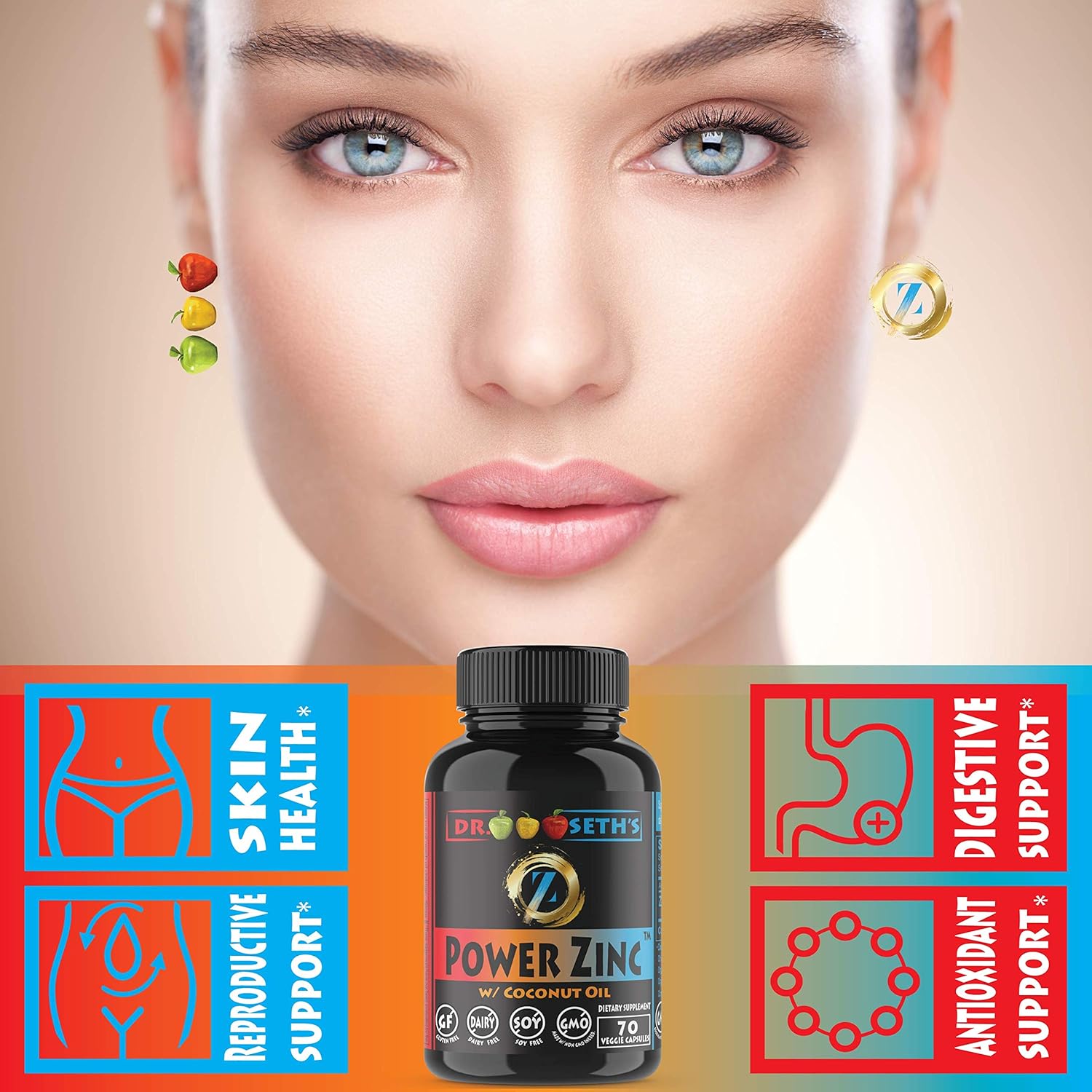 Zinc Supplement in Organic Sunflower Oil & Coconut Oil~ Zinc Picolinate Supplements Now Compare to: 50mg 100mg 25mg 10mg Code Capsules, Pure Liquid Chelated Gluconate Orotate Raw Vegan Vitamin 50 mg: Health & Personal Care