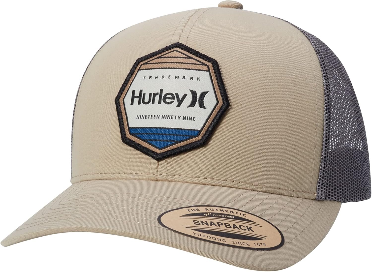 Hurley Pacific Patch Hat Khaki One Size: Clothing