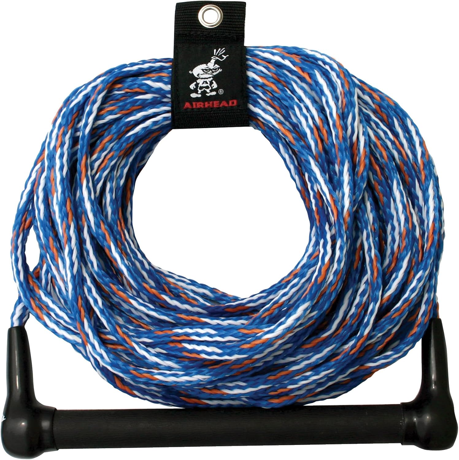 Boating Airhead Water Ski Tow Rope Tractor handle 75' ahsr75 Blue/White