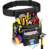 LEFOR&middot;Z Tool Belt,14-Pockets Tool Belts for Men with Magnetic Tool Pouch | Detachable Adjustable Toolbelt,Heavy Duty Utility Belt for Electrician,Carpenter,Construction,Work Belt,Dad Gift for Men