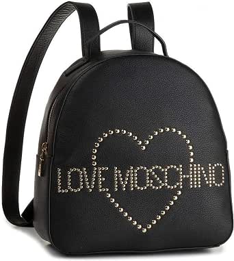 Mochila mujer bolso de cuero LOVE MOSCHINO artículo JC4072PP18LL BORSA VIT  GRAIN NATURAL - cm.26 x 25 x 12 : Ropa, Zapatos y Joyería - Amazon.com