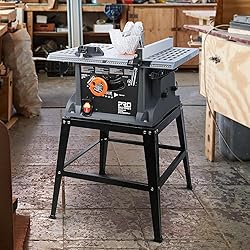 Table Saw 10 inch, Prostormer 15A Multifunctional