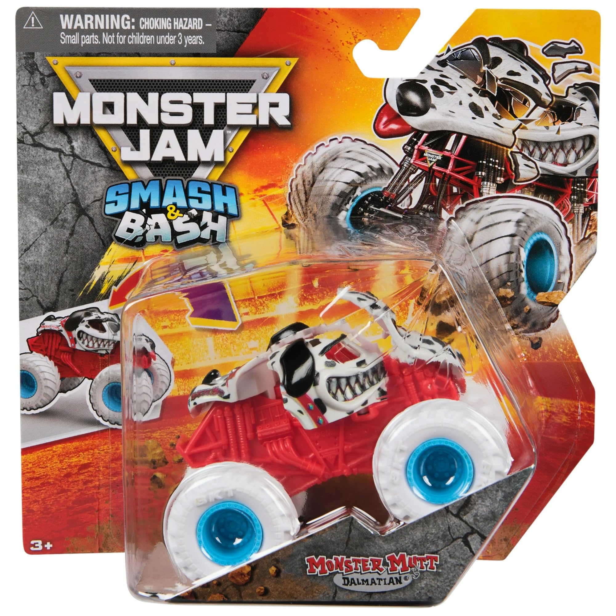 Monster Jam Smash & Bash Monster Mutt Dalmatian (Series 02)