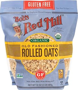 Bob's Red Mill Organic Gluten Free Old Fashioned Rolled Oats , 32oz