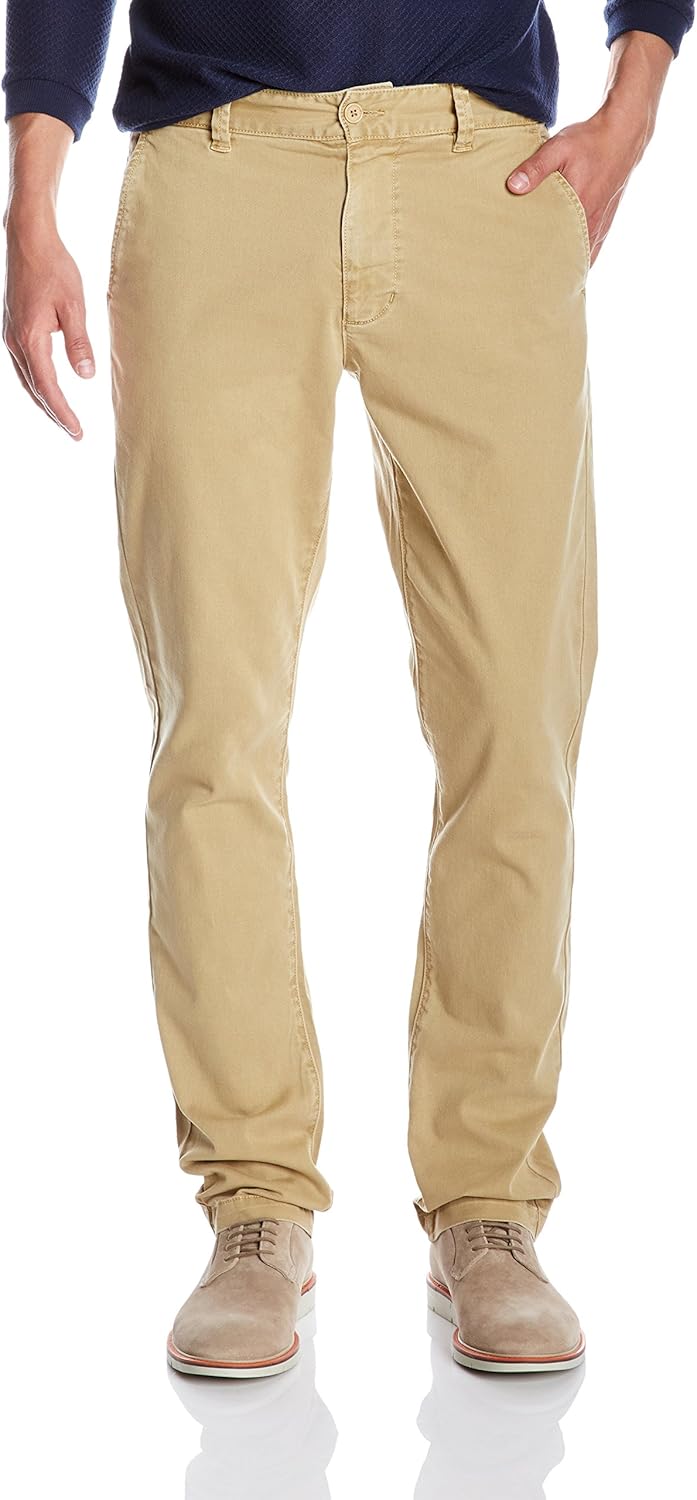 regular fit chinos with stretch