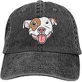 Pit Bull Baseball Cap Dog Cowboy Hat Men Women Baseball Caps Vintage Washed Funny