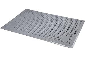 Petlinks Purr-fect Paws Multipurpose Cat Litter Mat - Gray, Medium,(Pack of 1)