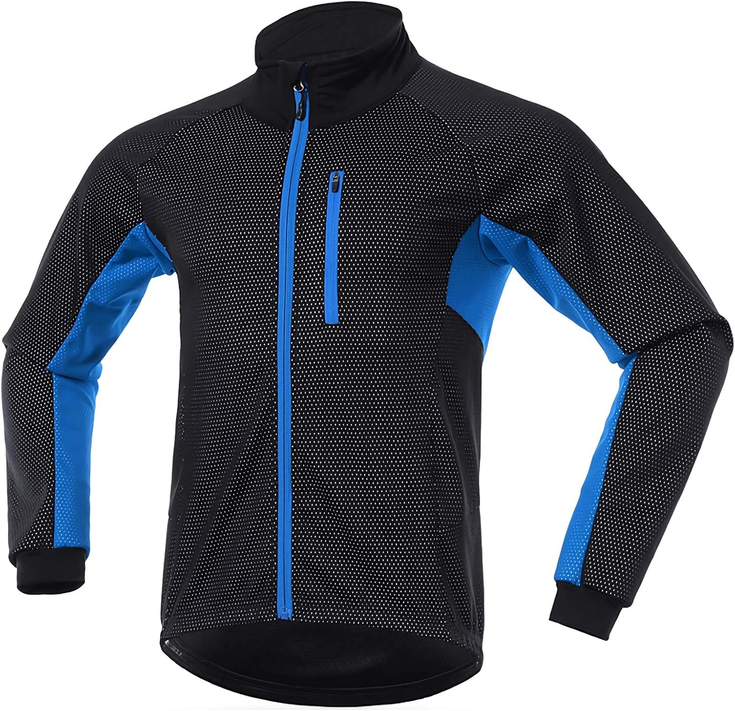 Winter Waterproof Cycling Jacket Men, Thermal Bike Coat Running