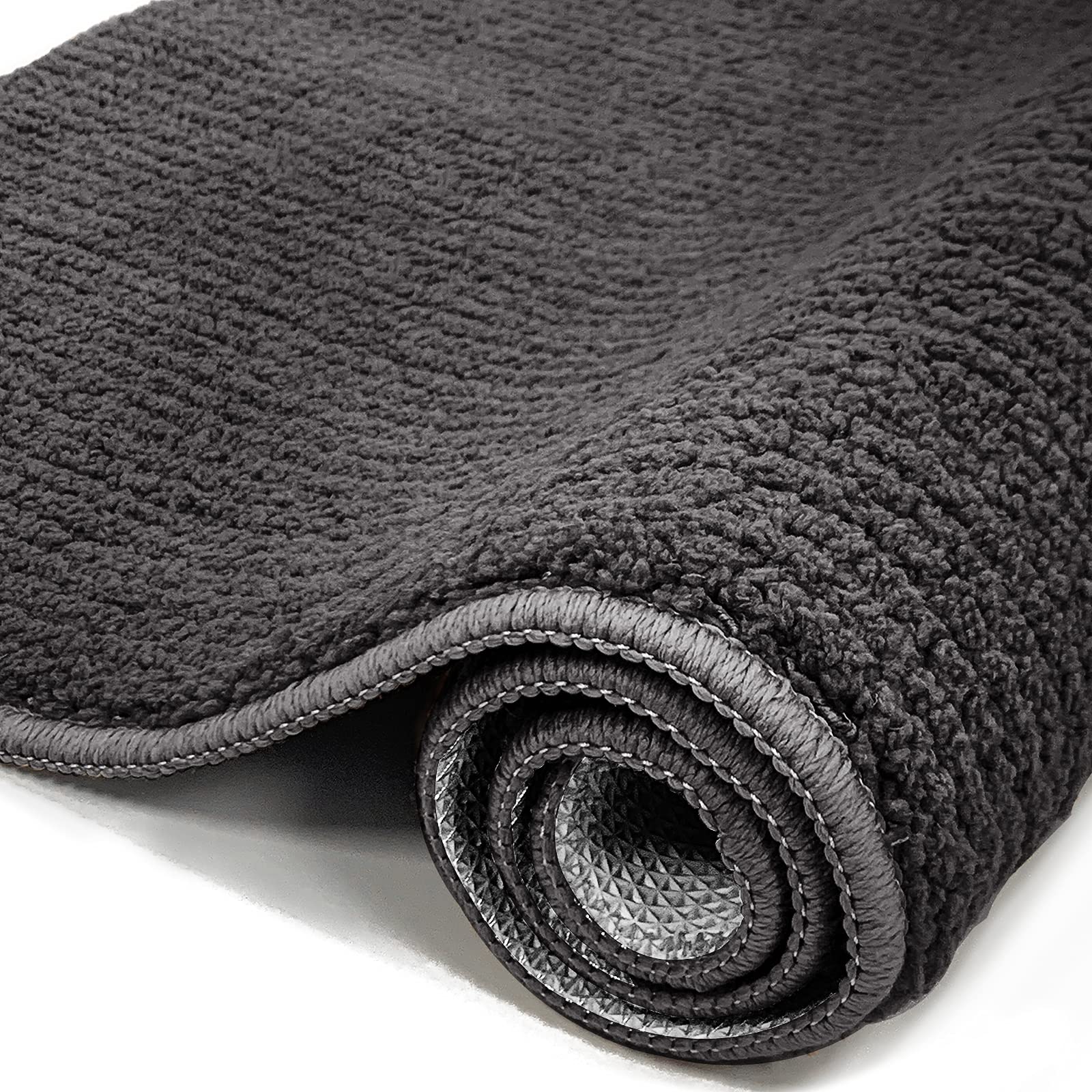 Color&amp;Geometry Indoor Doormat 20"x32" Non Slip Backing Machine Washable Super Absorbent Inside Mats, Low-Profile Rug Doormats for Entryway,Front Door, Back Door Rug Black