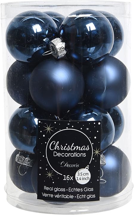 Kaemingk Decoris De Noël Mini Lot De 16 Boules De Noël En