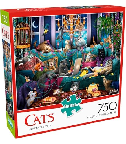 Buffalo Games - Steve Read - Cabinet Cats - Puzzle Da 750 Pezzi Per Adulti Puzzle Impegnativo Perfetto Per Le Serate Di Gioco Dimensioni Fina~p121915675