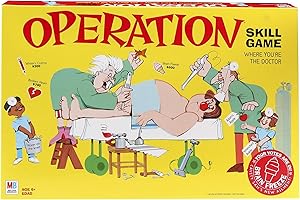 Operation Electronic Board Game, Family Games for Kids Ages 6+, Kids Board Games for 1+ Players, Funny Games for Kids, Kids G