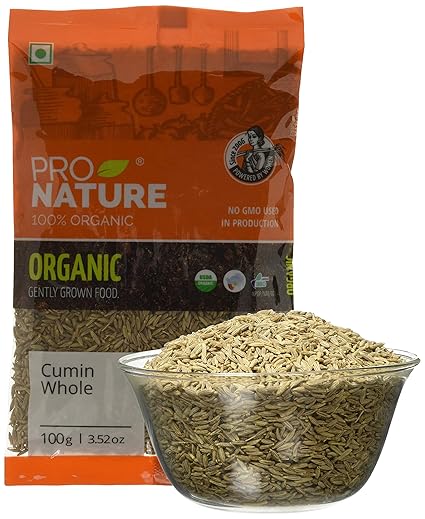 Pro Nature 100% Organic Cumin (Whole) 100g