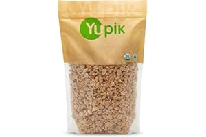 Yupik Organic Dry Roasted Unsalted Peanuts, 1 kg, Kosher, Gluten-Free, Non-GMO, Vegan, Split Peanuts, Half Nuts, No Skins, Hi