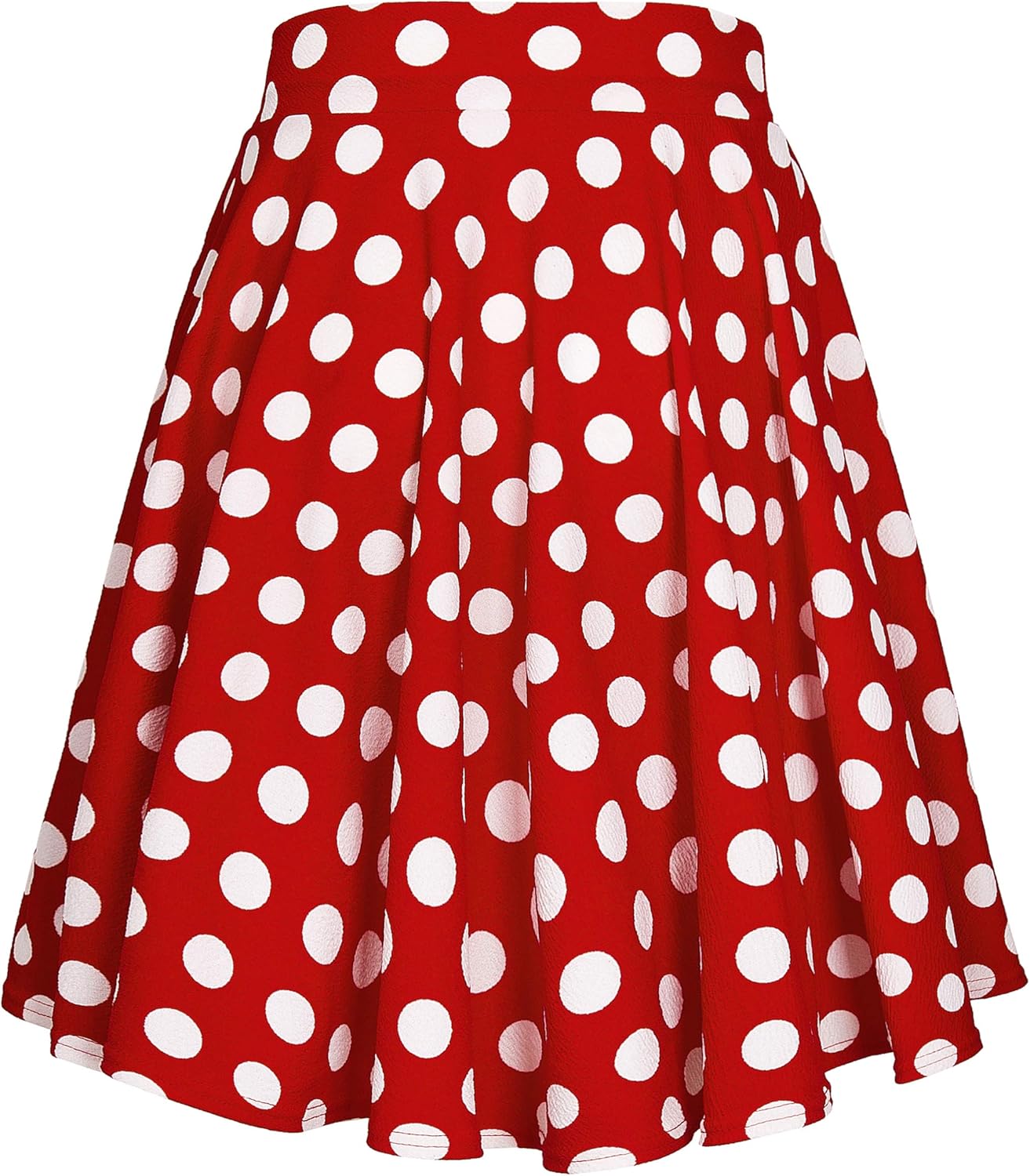 Urban CoCo Women's Basic Versatile Stretchy Flared Casual Mini Skater Skirt at  Women’s Clothing store