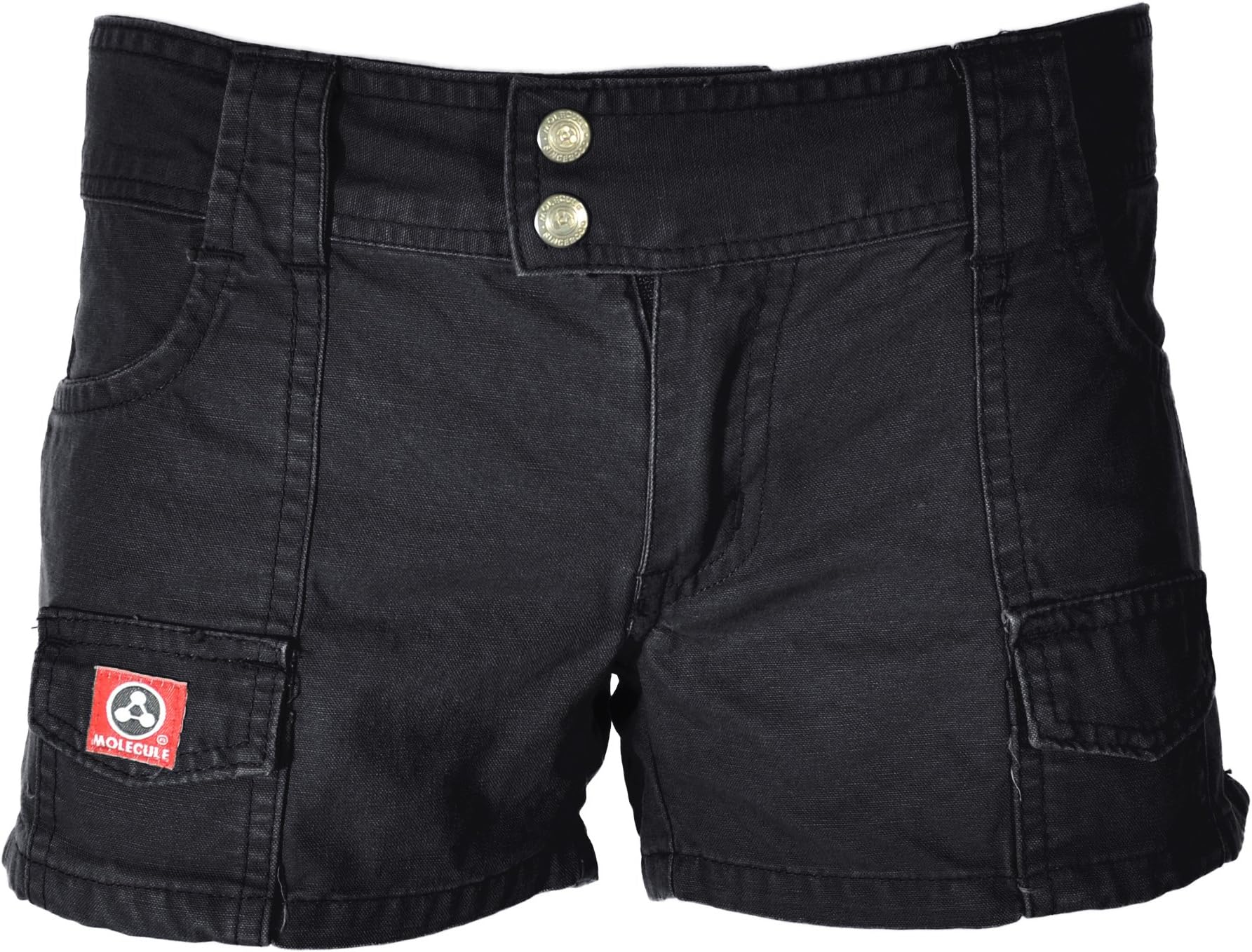 Molecule Women's Hardworking Hip-Huggers Mid Waist Short Cargo Shorts