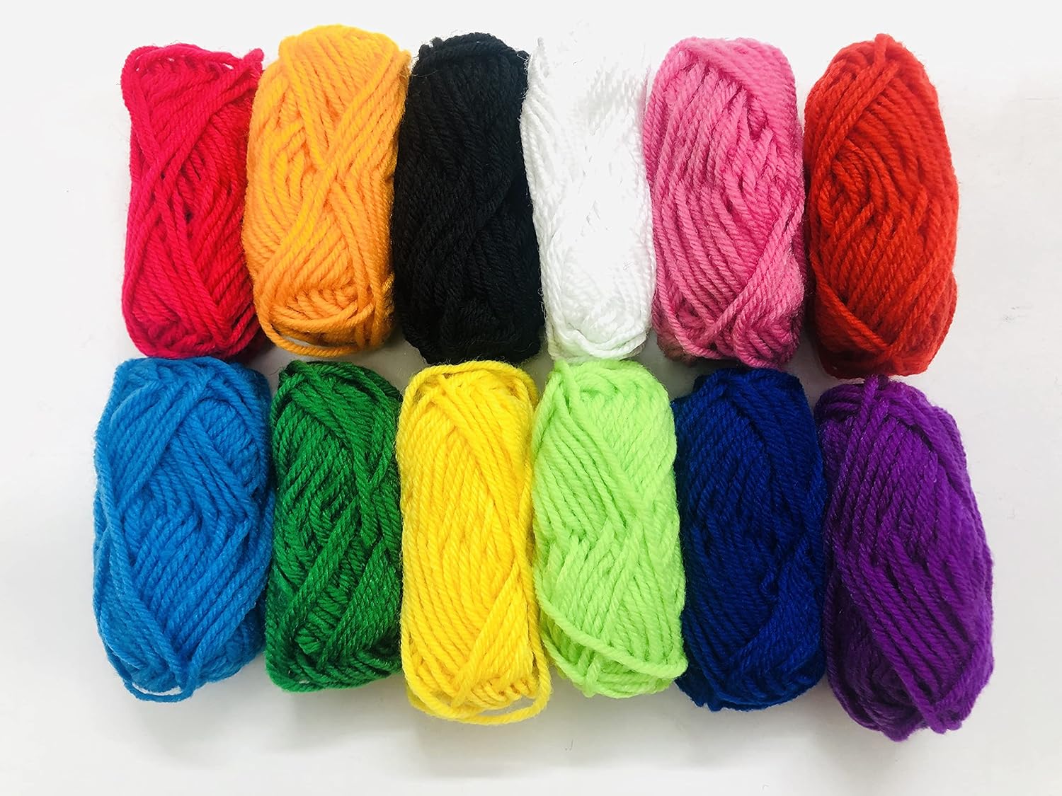 Economical Store 91 Pack of 12 Wool Yarn for DIY Art and Craft Material