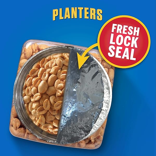 PLANTERS LIGHTLY SALTED DRY ROASTED PEANUTS (34.5 OZ JARS)