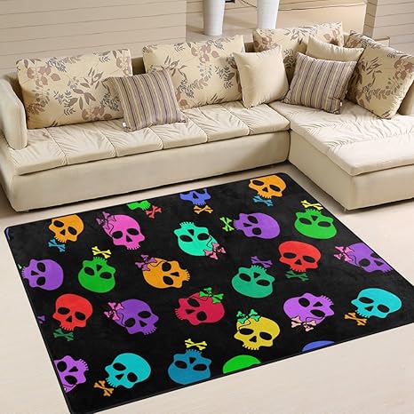 Amazon Com Multi Colored Floral Sugar Skull Day Of The Dead