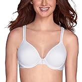 Vanity Fair Womens Bra with 2-Way Convertible Straps, Body Caress Full Coverage, Lightly Lined Cups Up to Dd