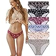 FINETOO 6 Pack Women’s Seamless Hipster Underwear No Show Panties Invisibles Briefs Soft Stretch Bikini Underwears XS-XL