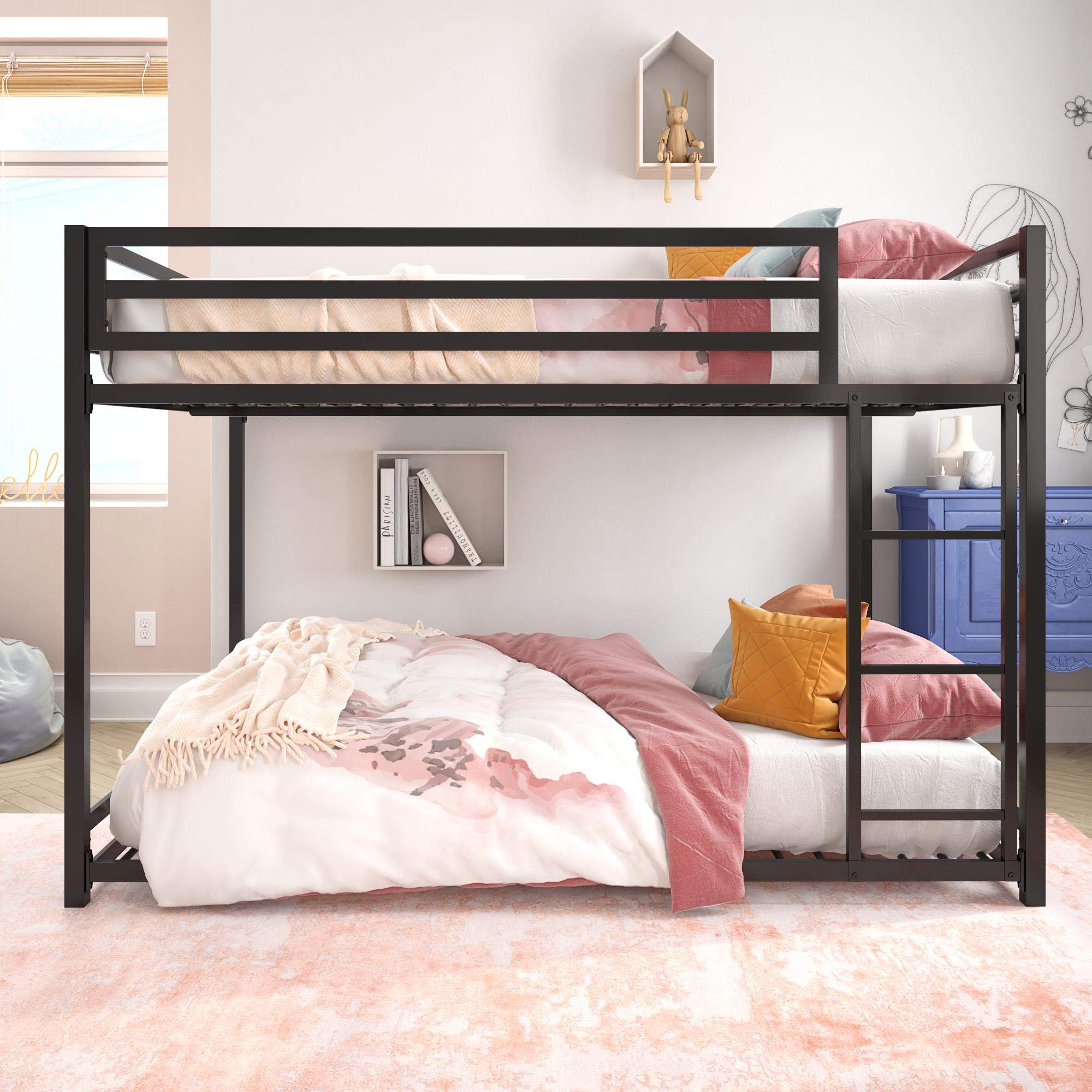 DHP Miles Metal Bunk Bed, Black, Full Buy Online in UAE. Furniture