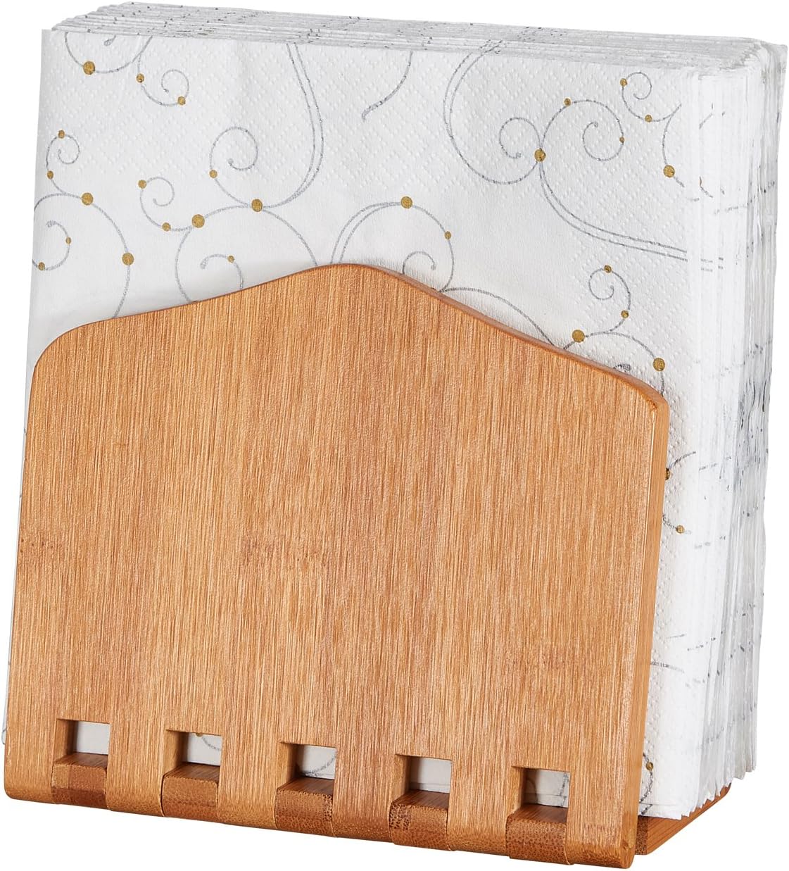 Best Kitchen Table Wooden Napkin Salt Pepper Holder