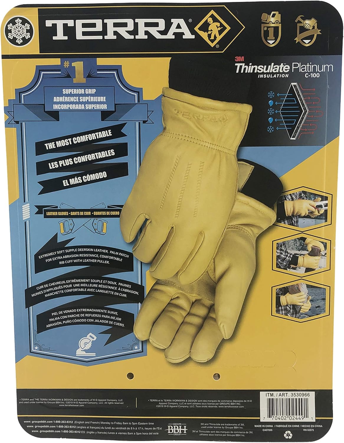 terra deerskin gloves