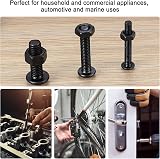 Cents matter Nuts and Bolts Assorted Set 500 Pcs M3 M4 M5 Black Hex Socket view 4