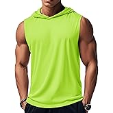MAGCOMSEN Mens Tank Top Sleeveless Hoodie Cotton T-Shirt Summer Casual Shirt Muscle Tee