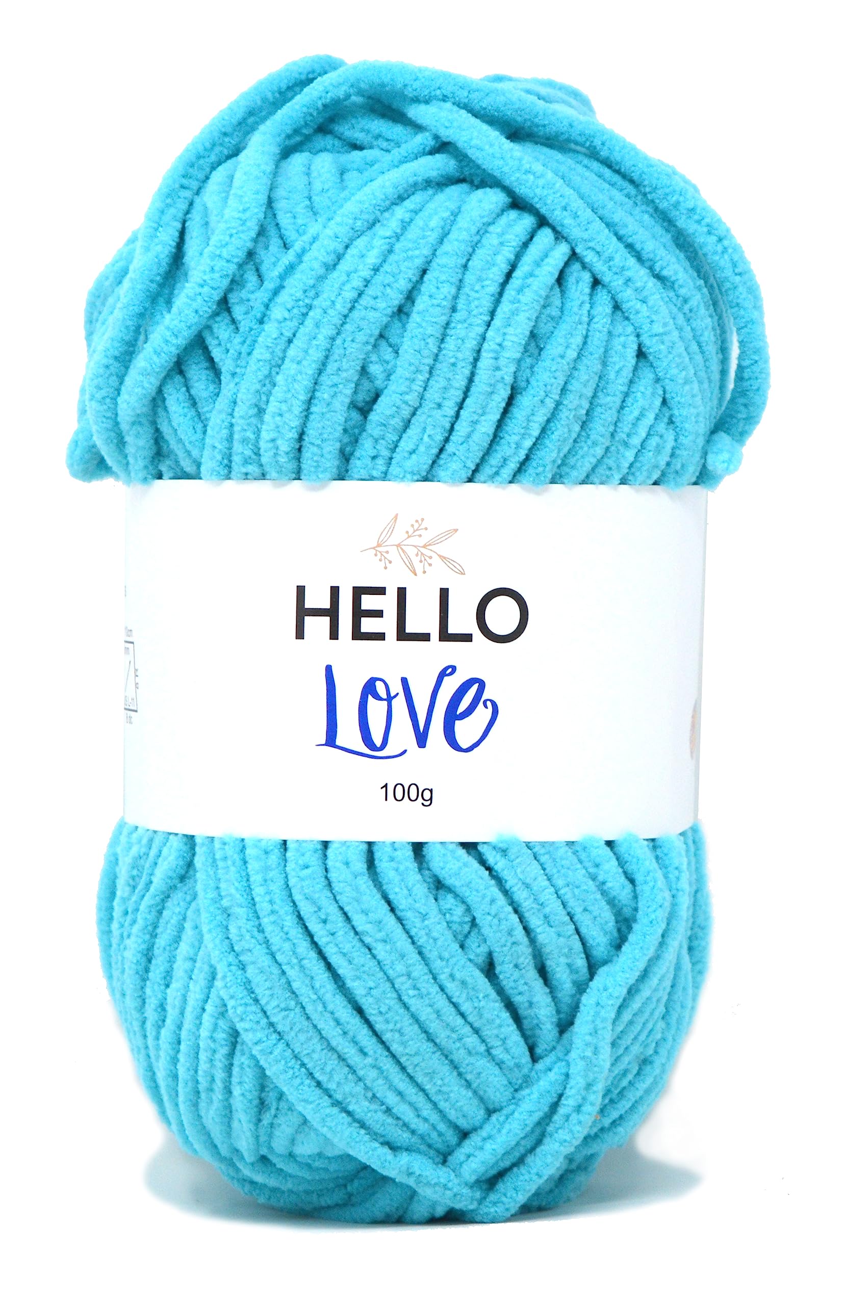 Hello Love - Teal Blue 100g Yarn