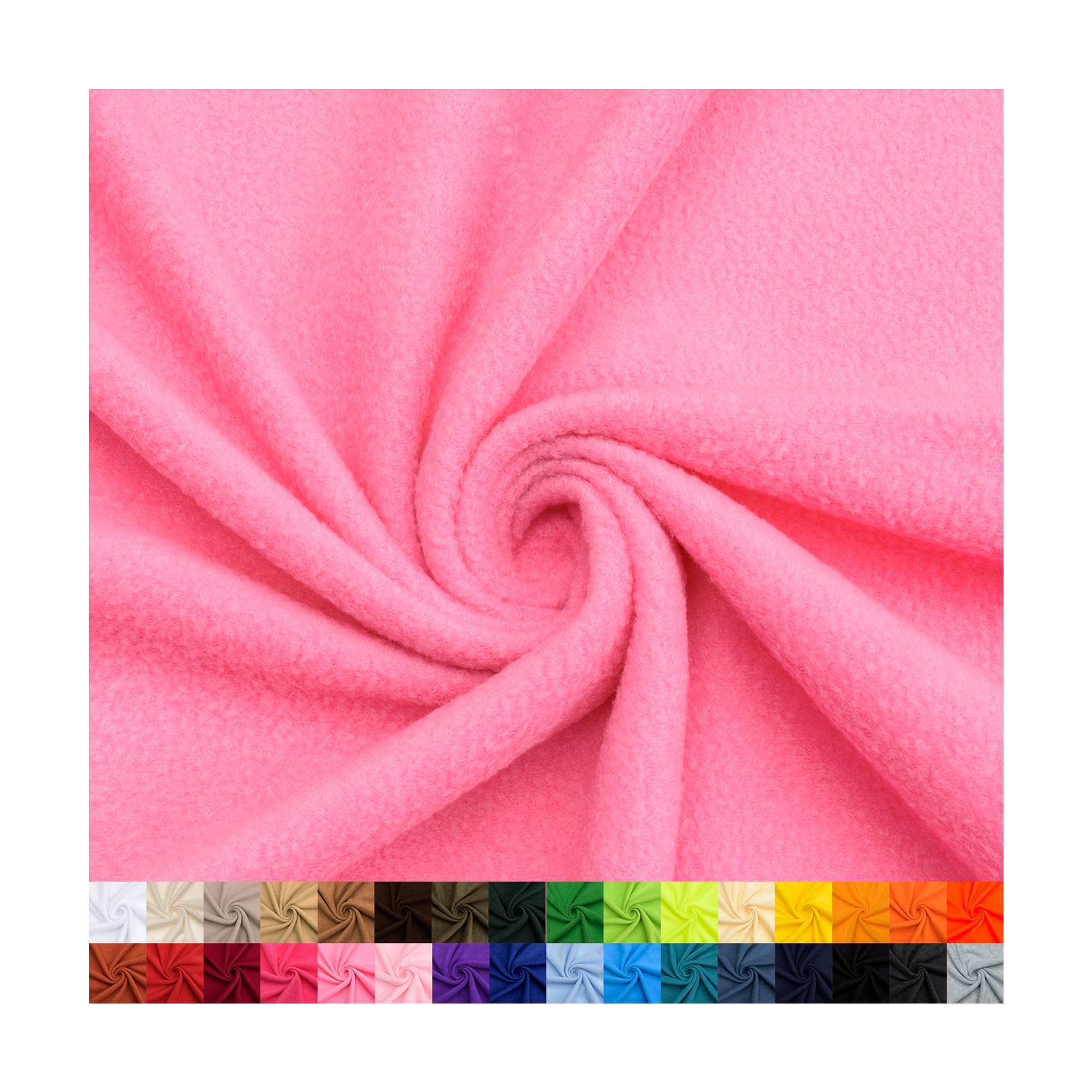Pico Textiles 2 Yards Bolt - Bubble Gum Pink Solid
