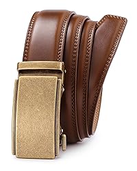guvoosm Mens Belt,Ratchet Dress Adjustable Belts